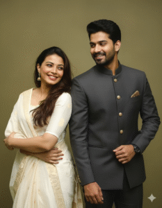 Stylish Indian Couple Portrait