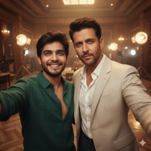 Selfie with Hrithik Roshan