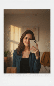 Mirror Selfie Polaroid
