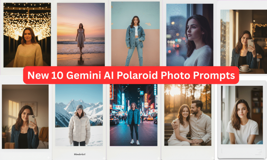 Gemini AI Polaroid Photo Prompts